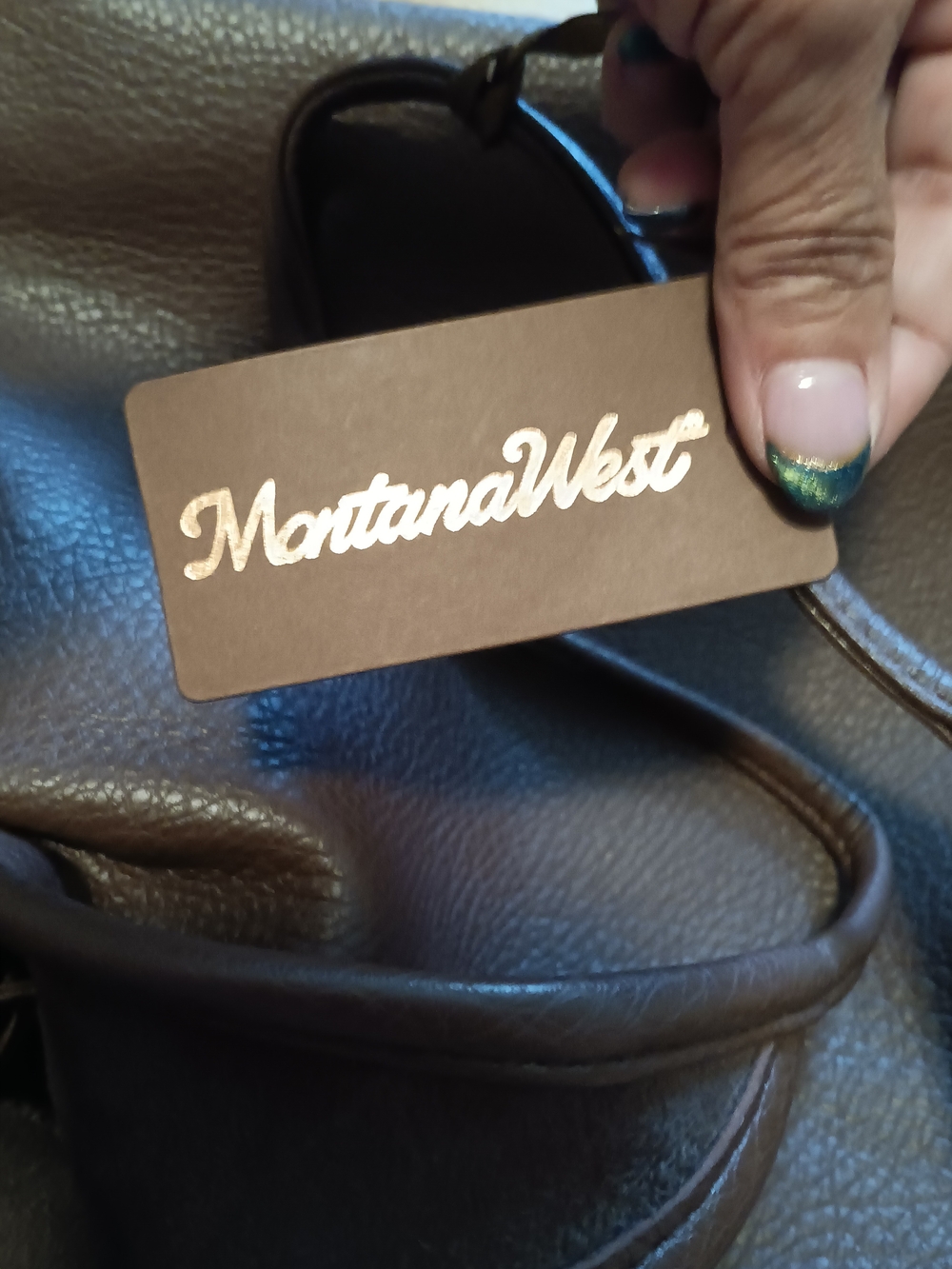 Montana West Brown Pebbled Hobo Shoulder Bag - Picture 8 of 10